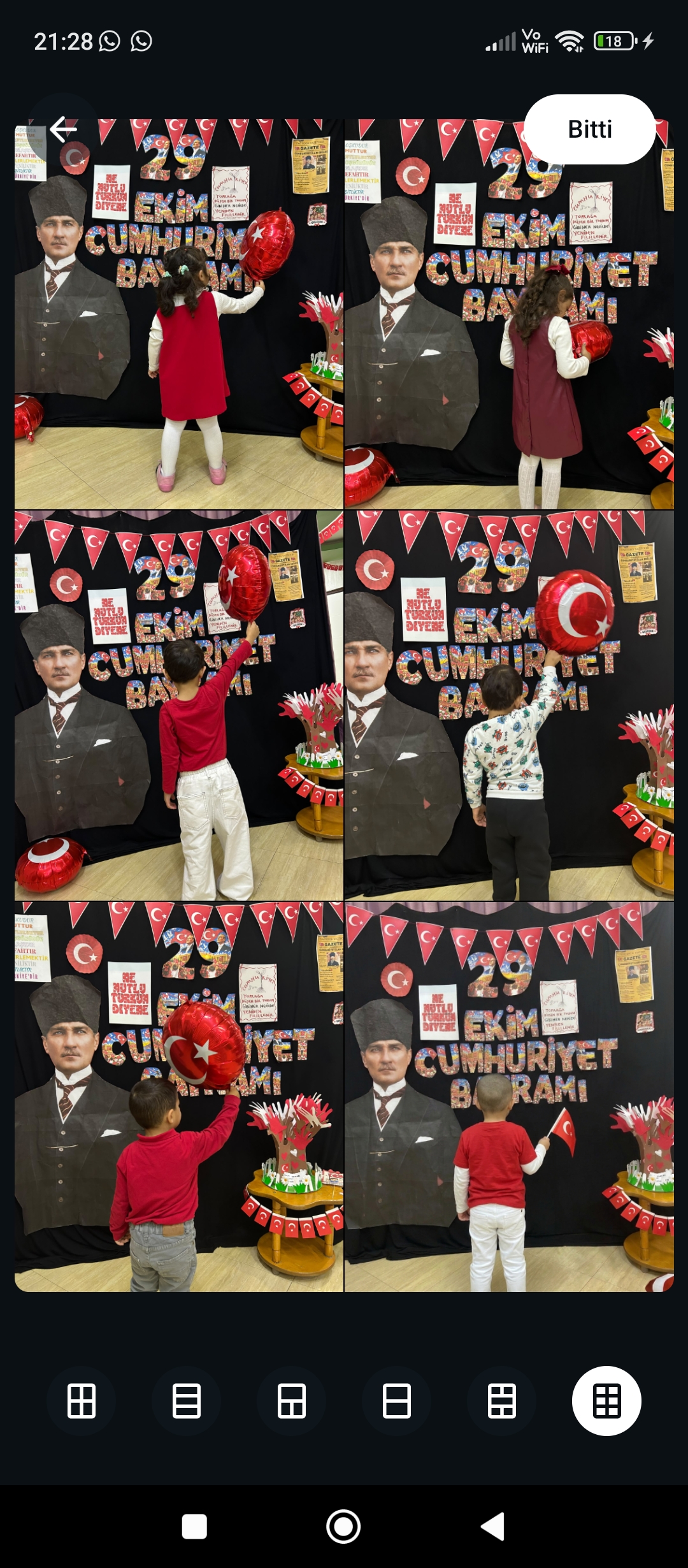🇹🇷 Küçükçekmece Halkalı Zümra Anaokulu’nda 29 Ekim Cumhuriyet Bayramı Coşkusu ❤️